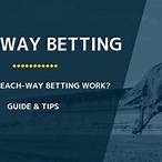 what does an each way bet mean